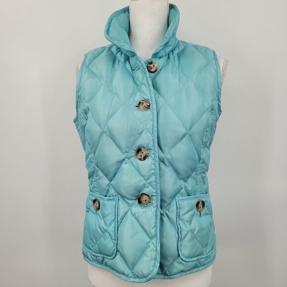 Talbots Petite Down Quilted Puffer Vest - Picture 1 of 8